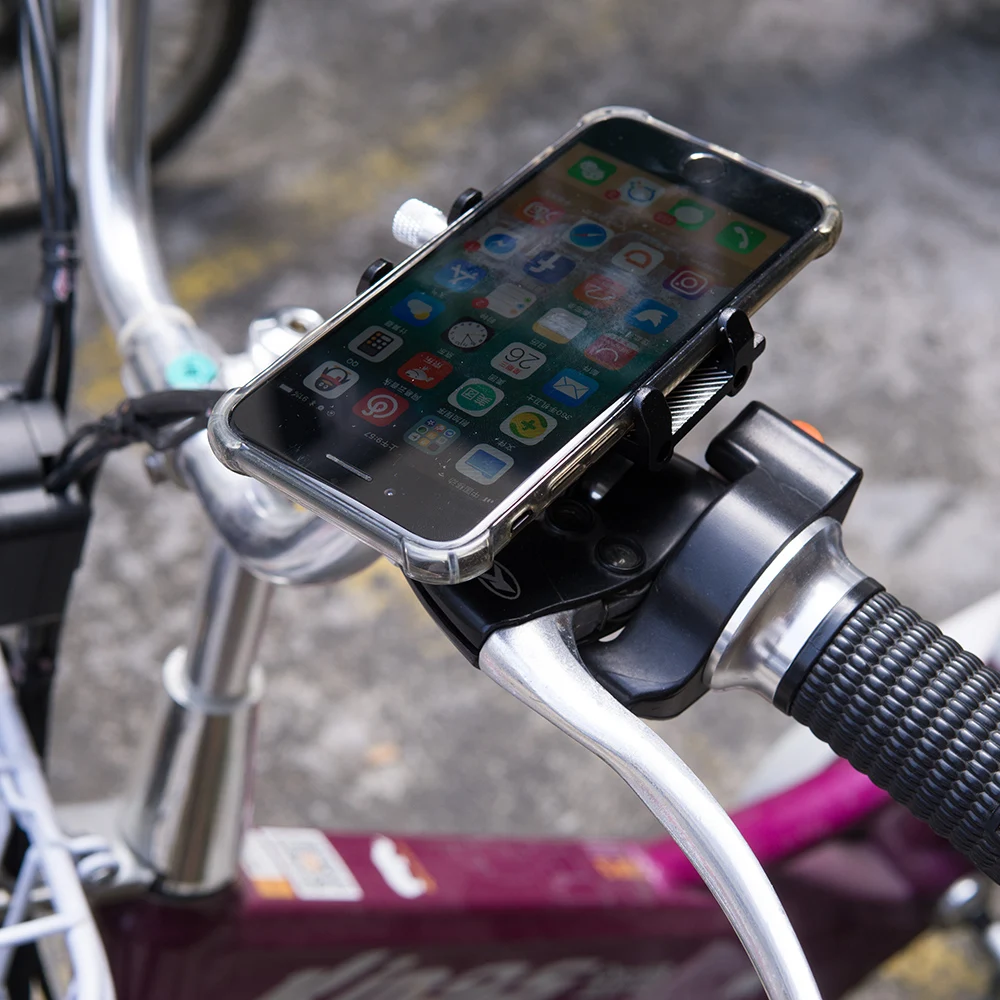Велосипедный держатель для телефона надежное крепление Универсальный MTB мобильный сотовый gps металлический держатель телефона для мотоцикла на дороге велосипед мото M365 руль
