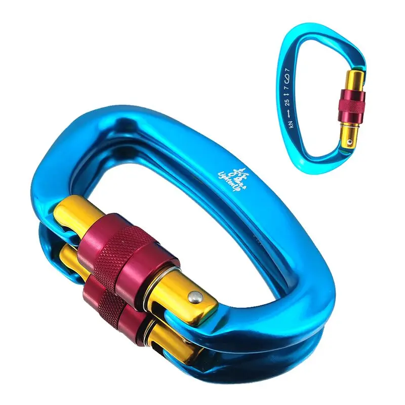 

2 PCS Carabiner 25KN Heavy Duty Carabiner Clips for Hammocks Camping Hiking Backpacking Climbing Equipment