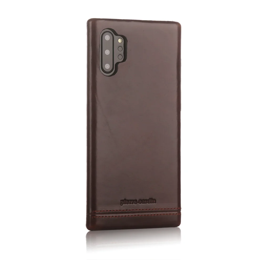 Чехол из натуральной кожи для samsung Galaxy Note 10/Plus, Роскошный Жесткий чехол для samsung Note10 Plus