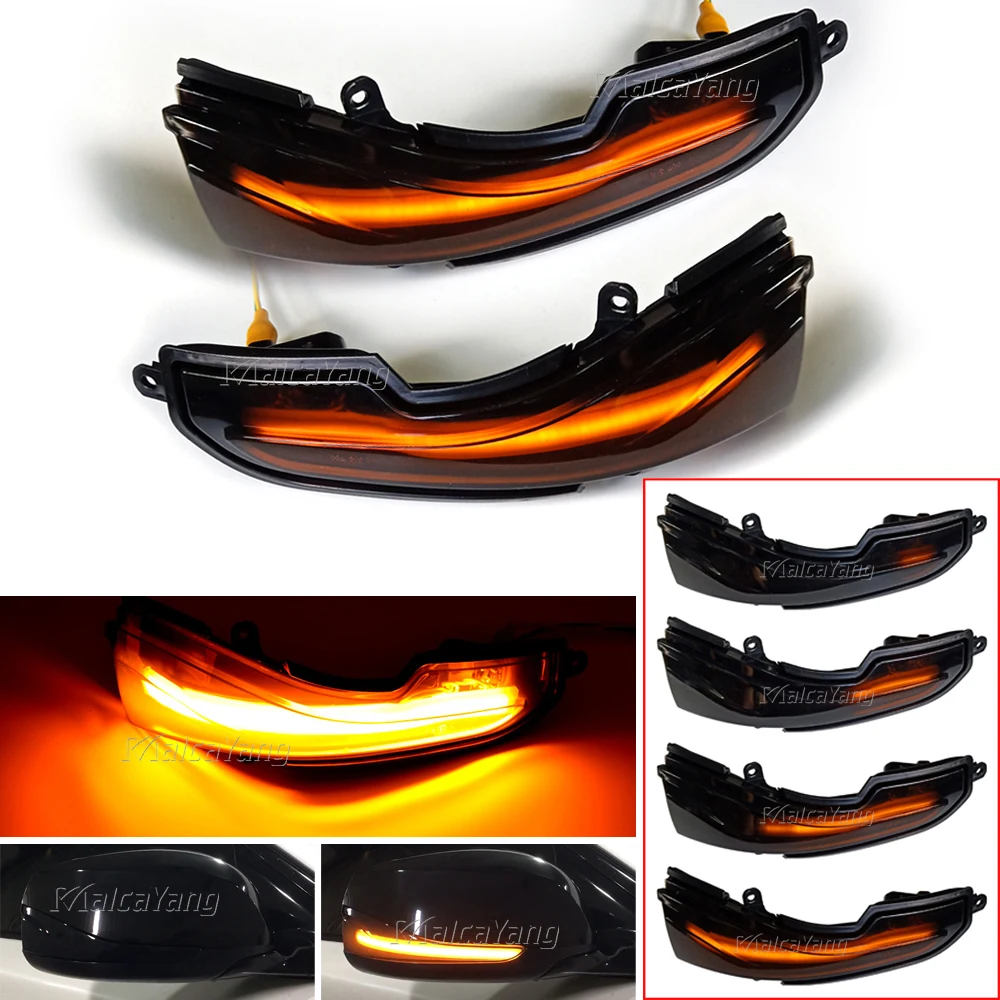 

2pcs Dynamic Blinker For Infiniti Q30 Q60 Q70 QX30 QX50 QX60 QX70 Nissan LED Turn Signal Side Mirror Sequential Indicator Light