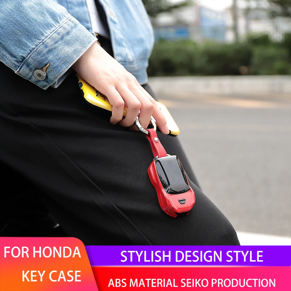 

For Honda Key chain Applied to the Civic Accord CR-V CITY HRV JAZZ honda key cover VTEC Honda K20 engine shape key case