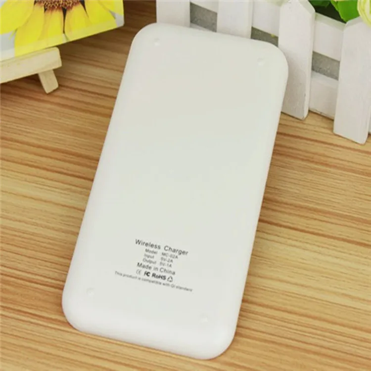 Qi стандартное беспроводное зарядное устройство зарядного устройства чехол с