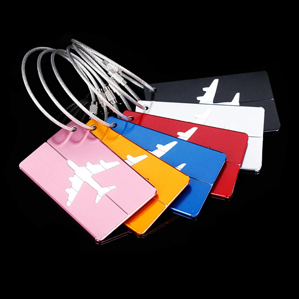 1 шт. бирки для багажа из алюминиевого сплава | Багаж и сумки