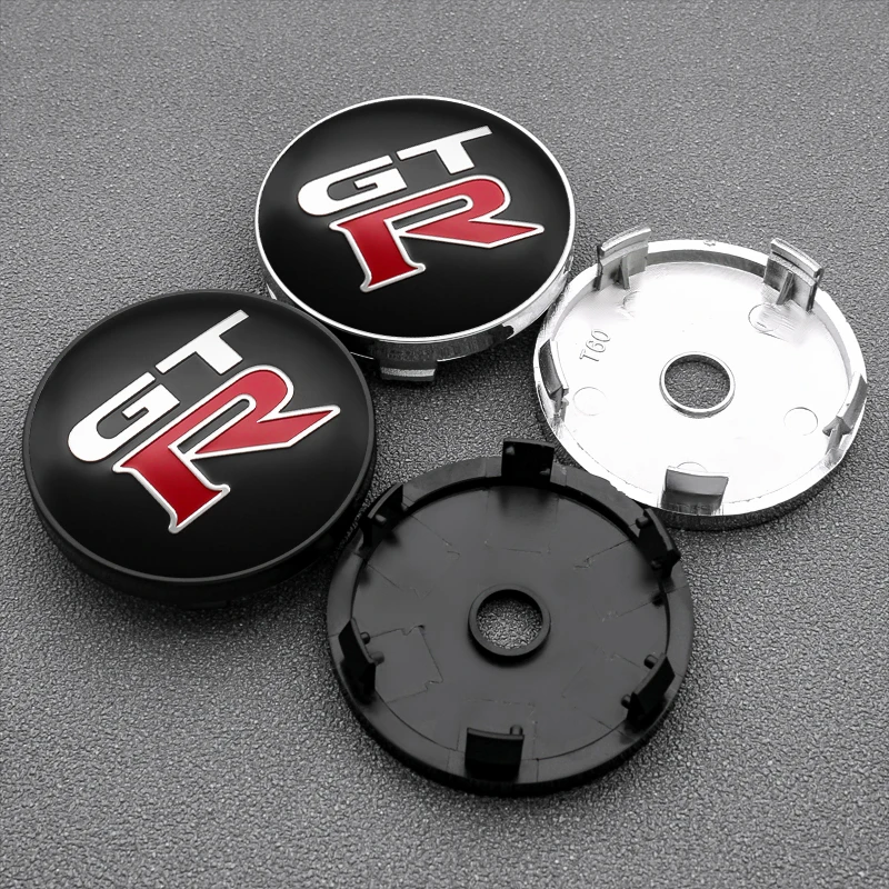 

4pcs 56/60mm Car Wheel Center Hub Cap Decal Wheel Sticker Styling For Nissan Qashqai Tiida Teana Skyline Juke X-trail Almera GTR