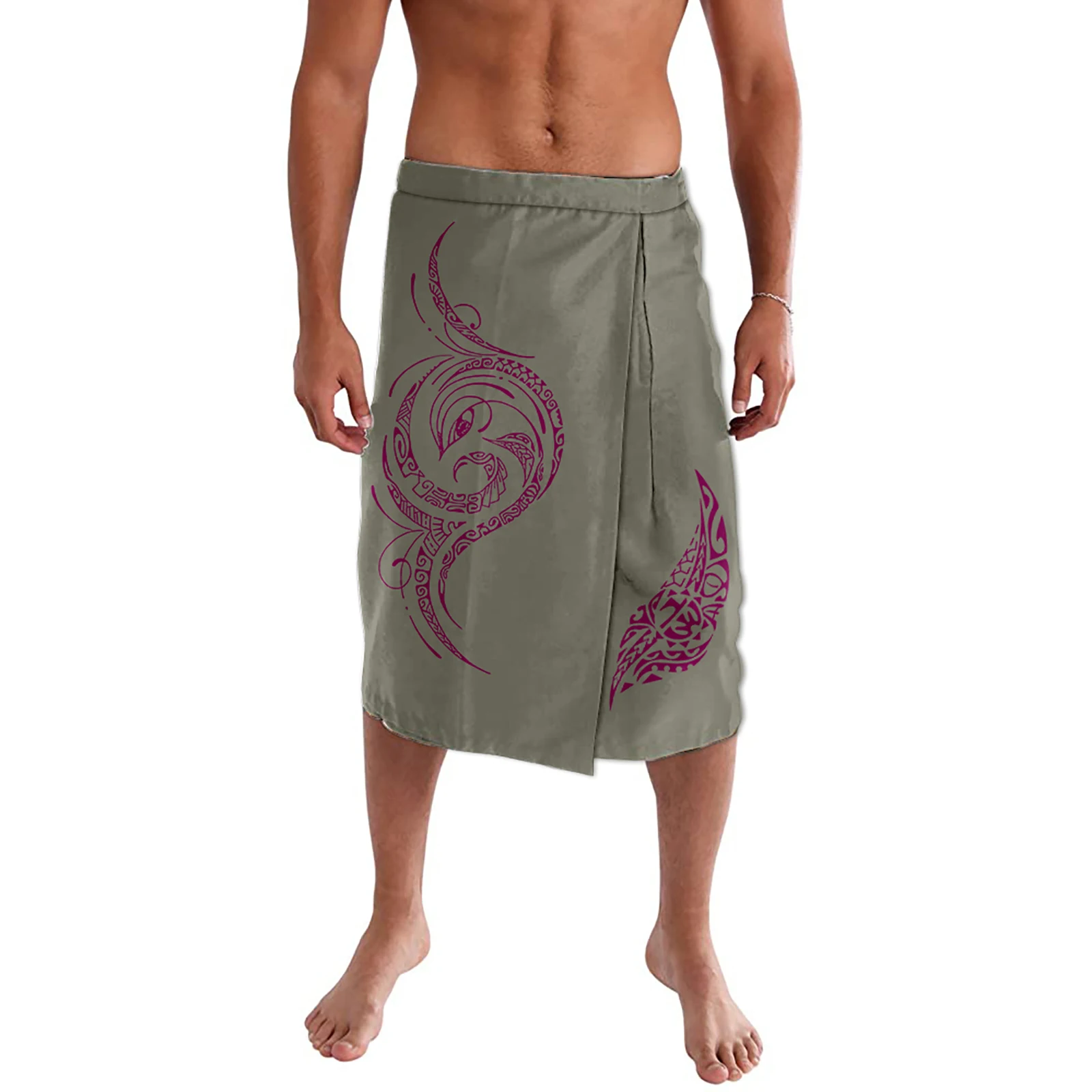 

Высококачественная полинезийская Самоанская одежда ie faitaga Классическая коричневая черная модная аборигенная полуюбка OEM оптом