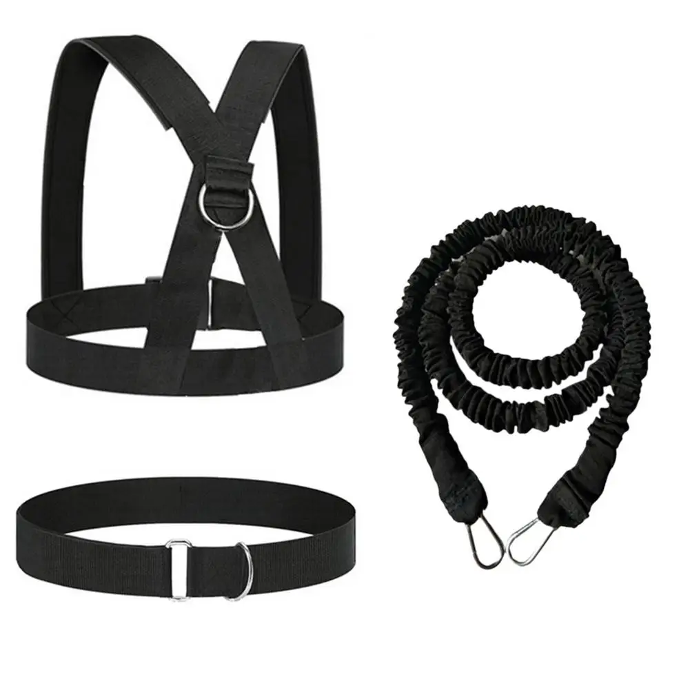 

Fitness Double Pull Resistance Rope Set Sport Physical Training Band Rope Speed Strength Training For Boxing Soccer Basketball