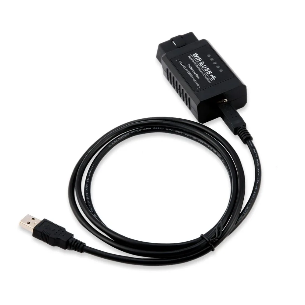 20 шт. новое обновление ELM327 wifi USB сканер диагностический инструмент ELM 327 Wifi OBD ii