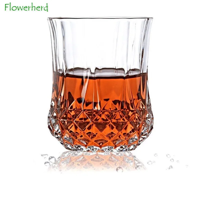

European-style Lead-free Whiskey Glass Glass Cup Home Wine Glass Creative Large Beer Glass Spirit Wine Set Drinkware Barware