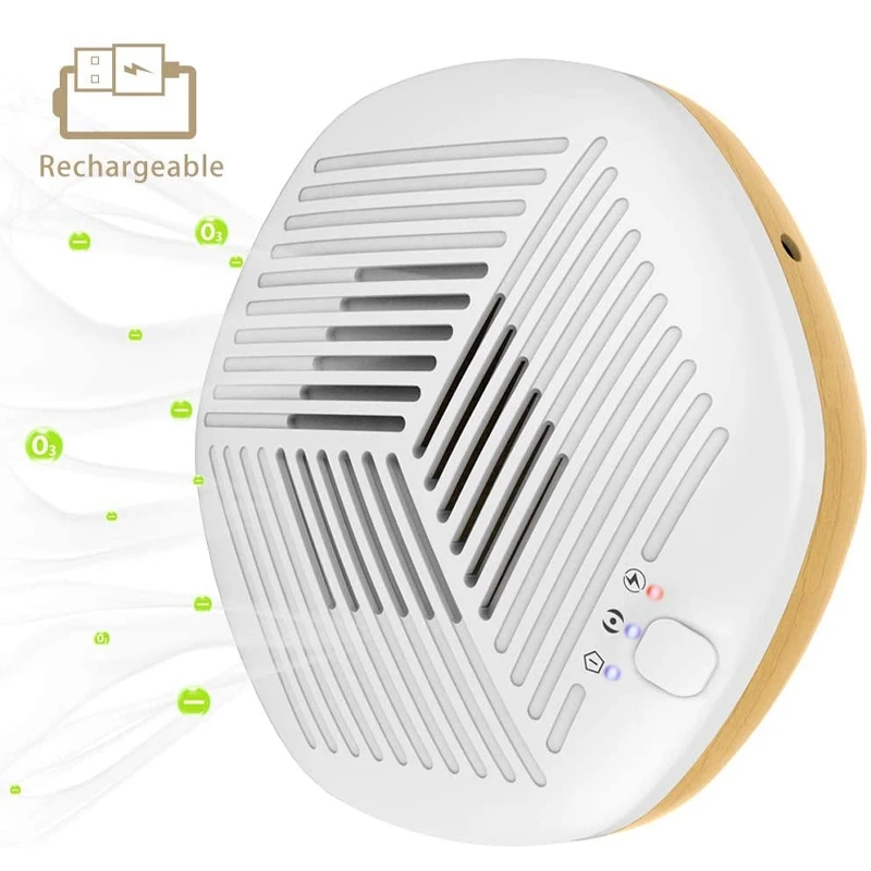 

HOT-Air Purifier Mini Ozone Generator Eliminator for Home, Portable Air Cleaner with 3200MAh USB Rechargeable, Suitable for Car,