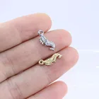 Мини-подвески Eruifa из цинкового сплава, 12 мм, для ожерелья, сережек, браслетов, ювелирных изделий, ручной работы, 2 цвета, 20 шт.