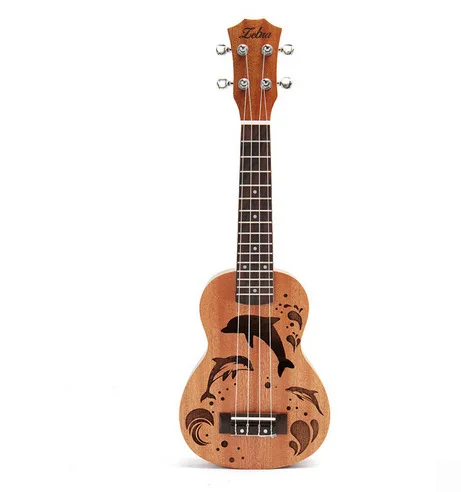 Ребенок Взрослый beginner21 inch украинский гитарный инструмент с шапири Дельфин узоры