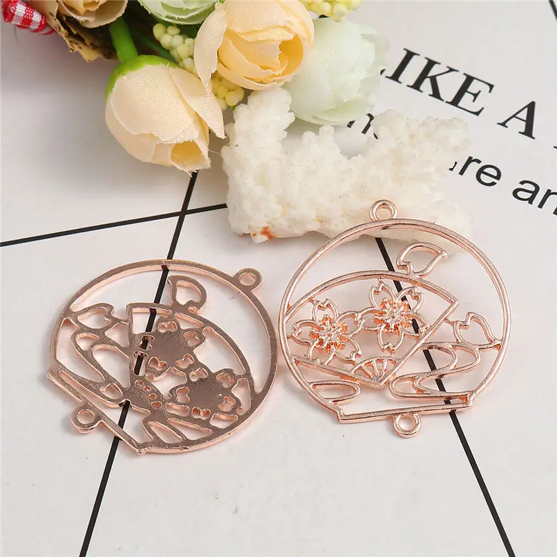 Подвески из цинкового сплава с открытой спиной полимерная рамка коннекторы