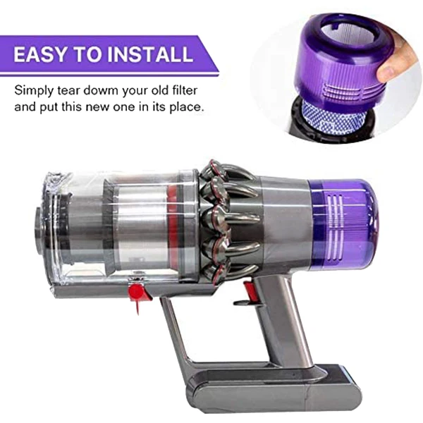 

3 Pcs Replacement Filters for Dyson V11 Cyclone Animal Absolute Total Clean Cordless Vacuum Cleaner with Cleaning Brush