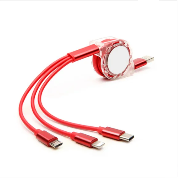 

Lieve, USB-кабель 3 в 1, поддерживает подсветку, Type-C и Micro USB. Удобно брать с собой куда угодно