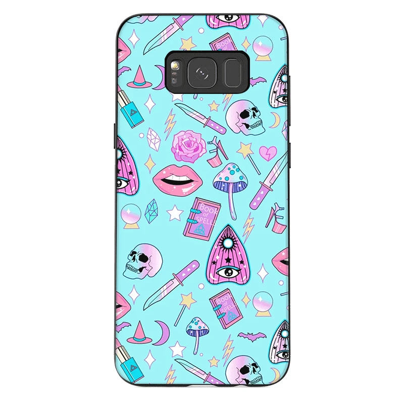 Чехол для телефона Girly Pastel Witch Goth Samsung Note 8 9 10 S S10e S6 S7 Edge S8 S9 Plus чехол из ТПУ |