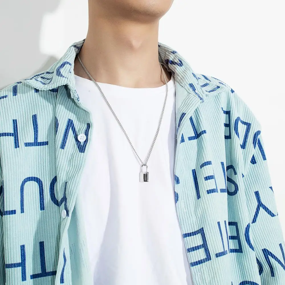 Модное ожерелье с подвеской в виде замка из розового золота для женщин и мужчин