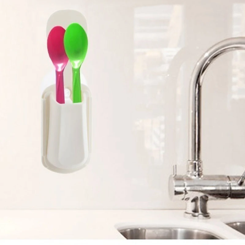 Junejour новая крепкая присоска домашняя стойка для хранения ложки портативная