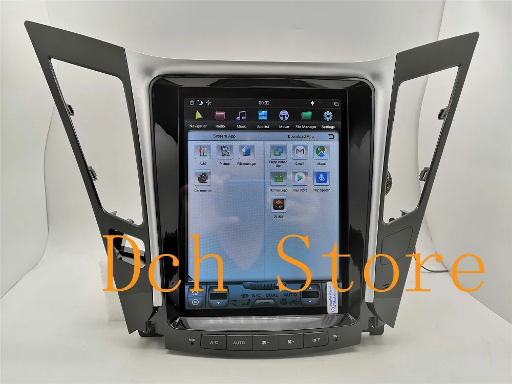 10,4 ''вертикальный экран Tesla стиль Android 8,1 автомобильный DVD gps навигатор плеер радио для hyundai sonata 2012 2013 PX6 CARPLAY