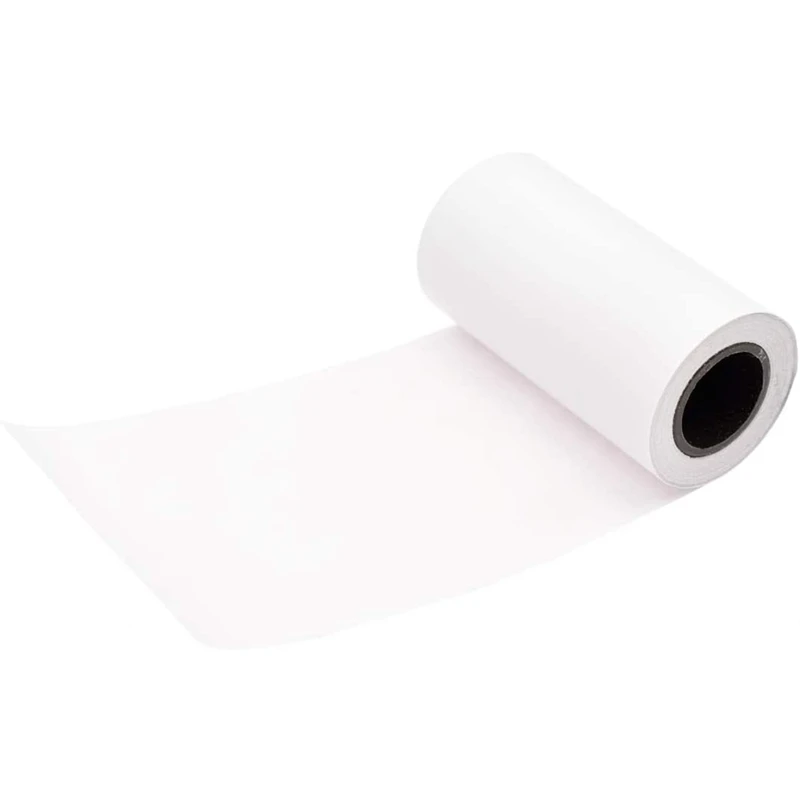 Печать наклеек бумага синяя на белом сразу термальная бумага самоклеющаяся 57x30 мм для бумаги ANG Peripage принтер 12 упаковок от AliExpress WW