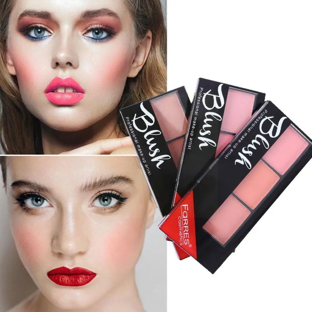 

Face Blush Palette Makeup Natural Powder Rouge Easy Mineral To Women With Makeup Blusher Wear Pigment Brush Blush Blush Pal I2X9