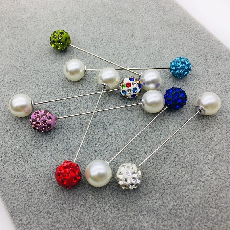 10 шт./компл. бриллиантовый шар Женский комплект свитер с двойной головкой бисером