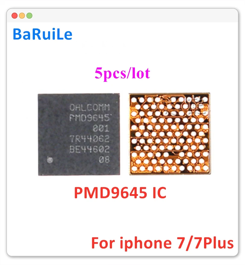 5 шт. чип bbbpmu_rf PMD9645 для iphone 7 7plus baseband BBMPU IC управления питанием версии Qualcomm