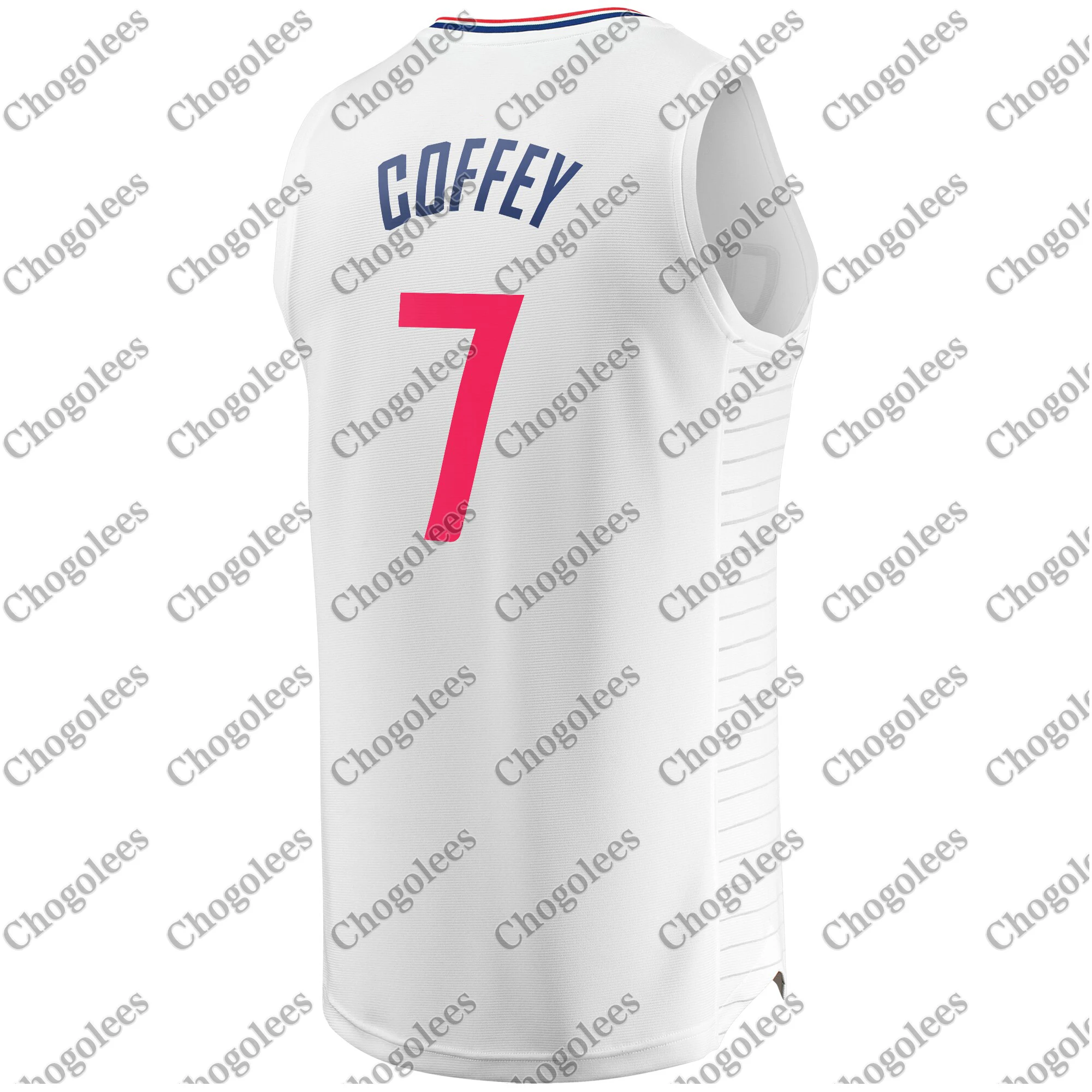 

Men Basketball Jersey Amir Coffey LA Branded Fast Break Player Jersey White Association Edition