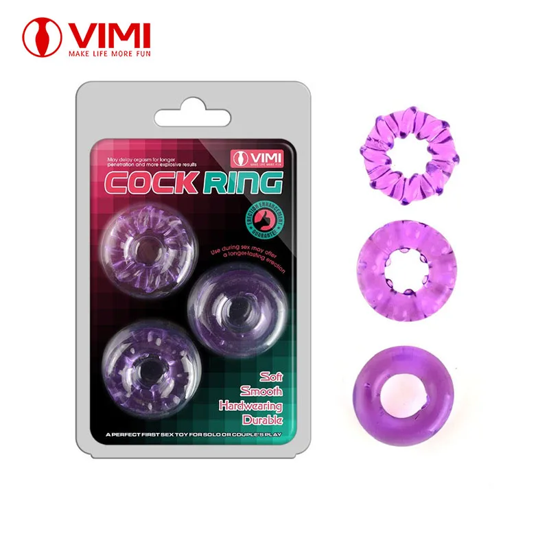 Аксессуары для презервативов простые прозрачные Кольца пениса из ТПЭ мягкое