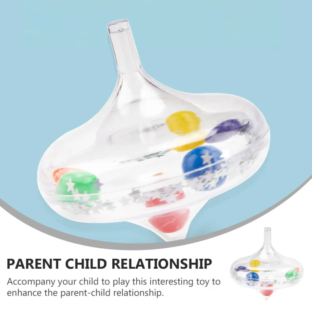 

3pcs Toddlers Educational Toys Interesting Manual Rotating Toys Tops with Beads