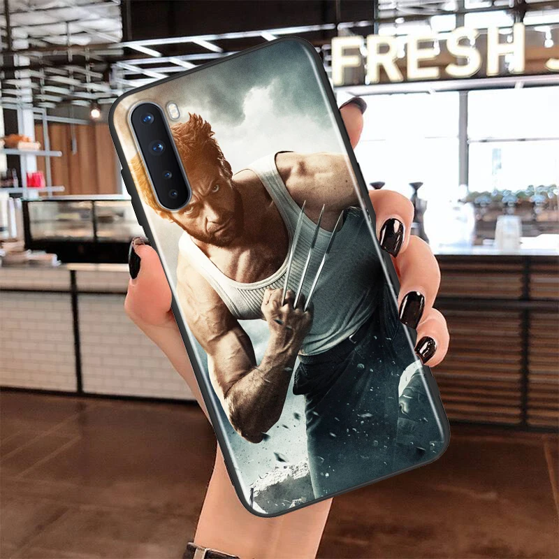 

Soft TPU Cover Marvel Superhero Wolverine for OnePlus Nord N100 N10 8T 8 7T 7 6T 6 5T Pro Black Phone Case