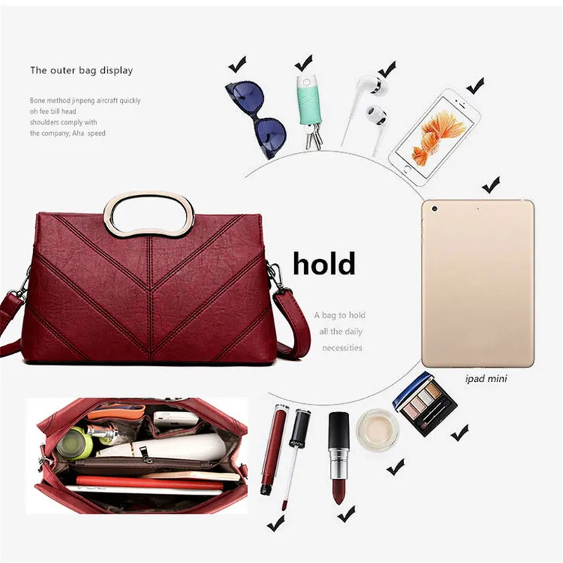 2019 роскошные женские сумки дизайнерские кожаные основная Женская