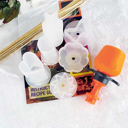 6 шт. приспособление для нарезки фруктов скручиватель тортов слайсер декоратор