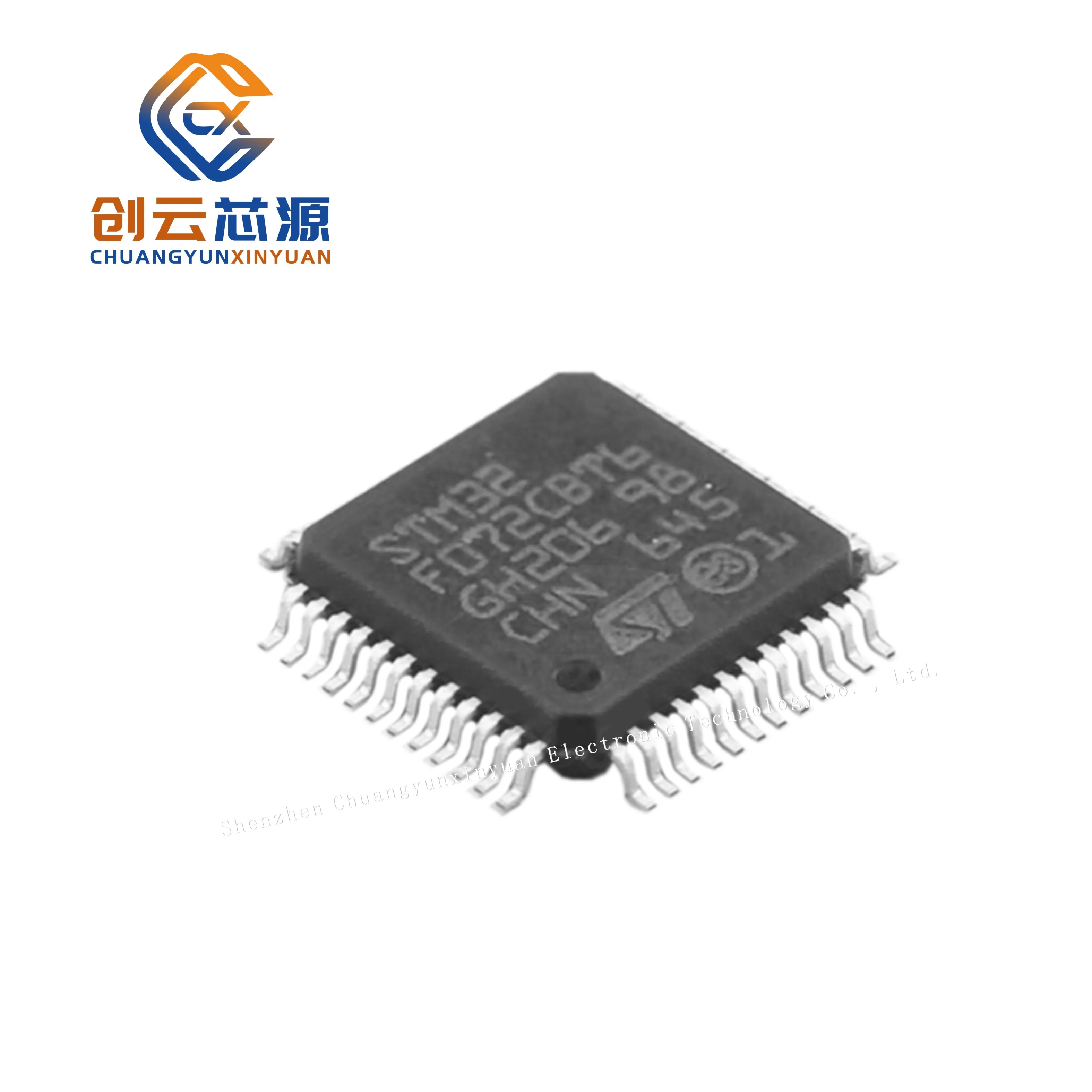 

100% Original New STM32F072CBT6 STM STM32 STM32F STM32F072 STM32F072C STM32F072CB LQFP-48 IC MCU