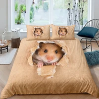 home living luxus 3d hamster bettw%c3%a4sche set komfortable bettbezug set kinder bettw%c3%a4sche set k%c3%b6nigin und k%c3%b6nig euunsauuk gr%c3%b6%c3%9fe