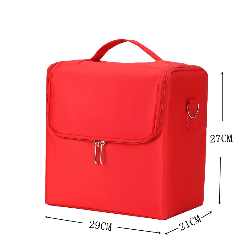 Новая Профессиональная косметичка из ткани Оксфорд большая емкость