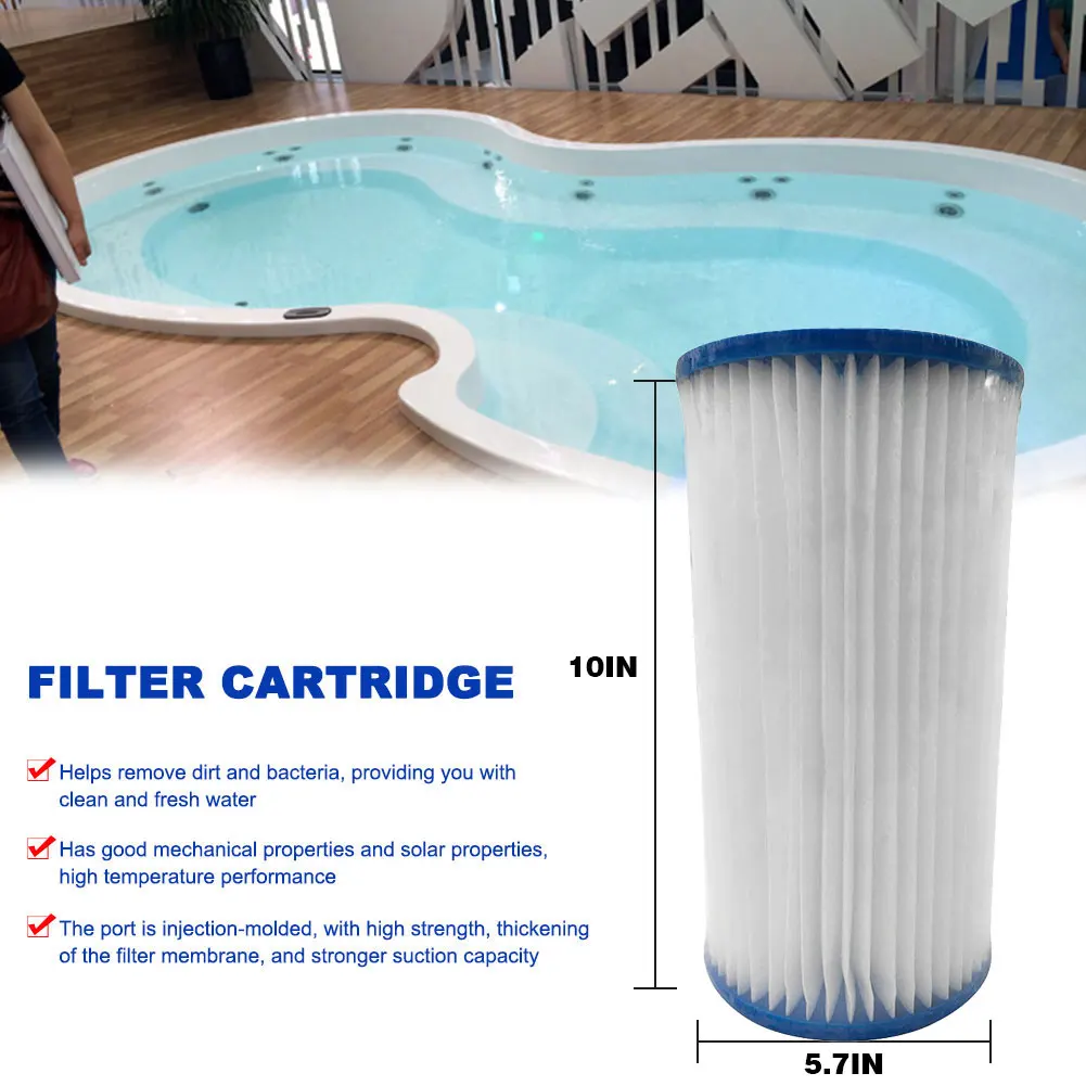 

Swimming Pool Filter Cartridge Pool Type B Filter Cartridge Cleaning Swimming Pool Filter Cartridge For 28176 28252 28262 Pump