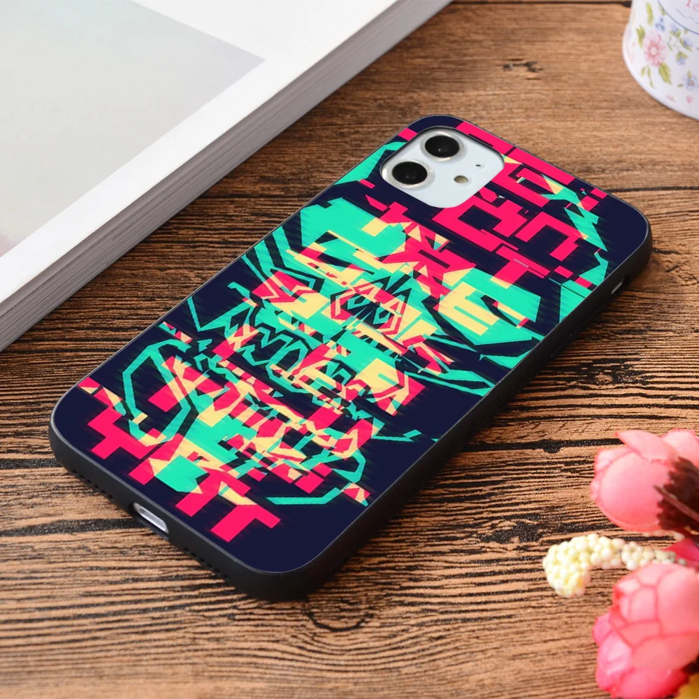 

For iPhone Priority Gordian Interrupt N°2-Glitch Soft TPU border Apple iPhone Case