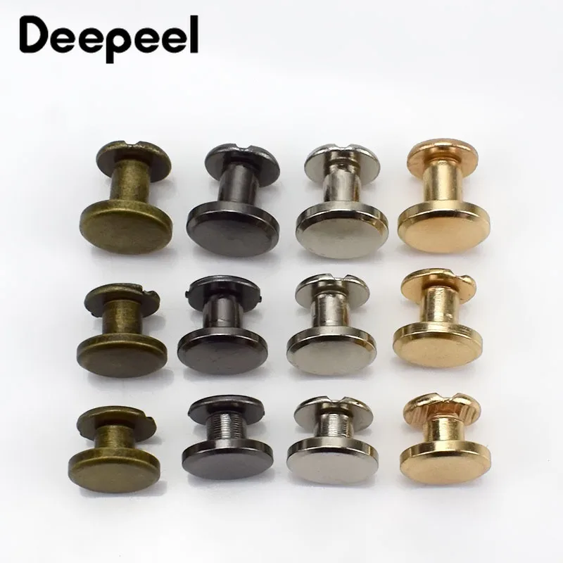 Deepeel 20 штук 5 8 мм с плоским носком жесткий Браслет “гвоздь” заклепки DIY чехла