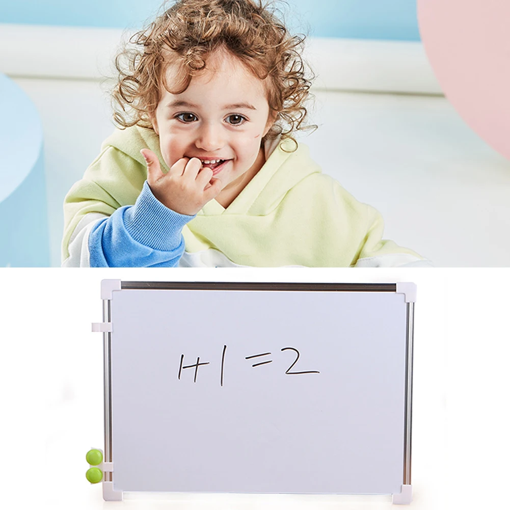 Двухсторонняя Белая Мини доска для рисования Офисная школьная письменная с