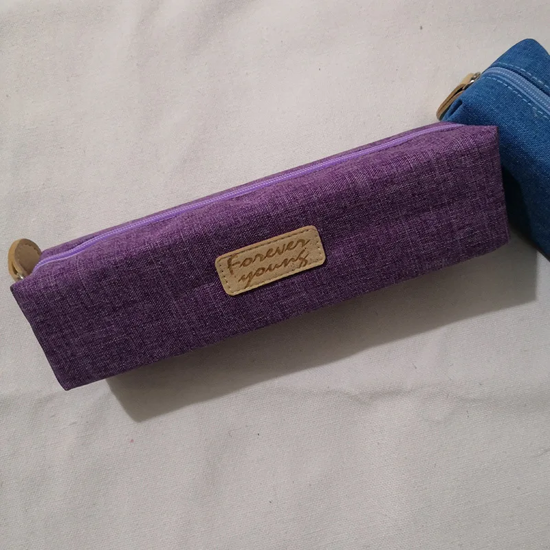 Purple Чехол для карандашей школьные принадлежности kalem kutusu trousse scolaire stylo kawaii estuche escolar gran capacidad utiles escolares novedosos - Цвет: Purple