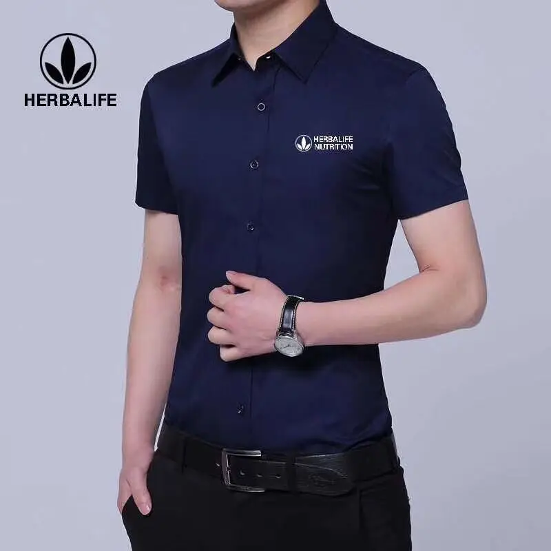 Новинка 2019 летняя молодежная одежда Herbalife с коротким рукавом для мужчин и женщин