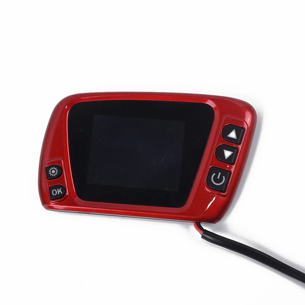

For Diesel Air Heater LCD Thermostat Switch Red Display With Remote Controller C33837 Plastic Accessories Portable