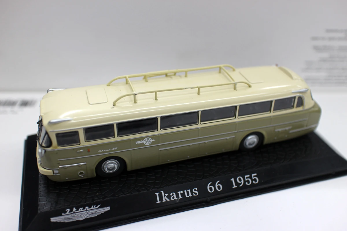 Коллекция новых выпусков Atlas 1/72 Ikarus 66 1955 модель из литых под давлением автобусов