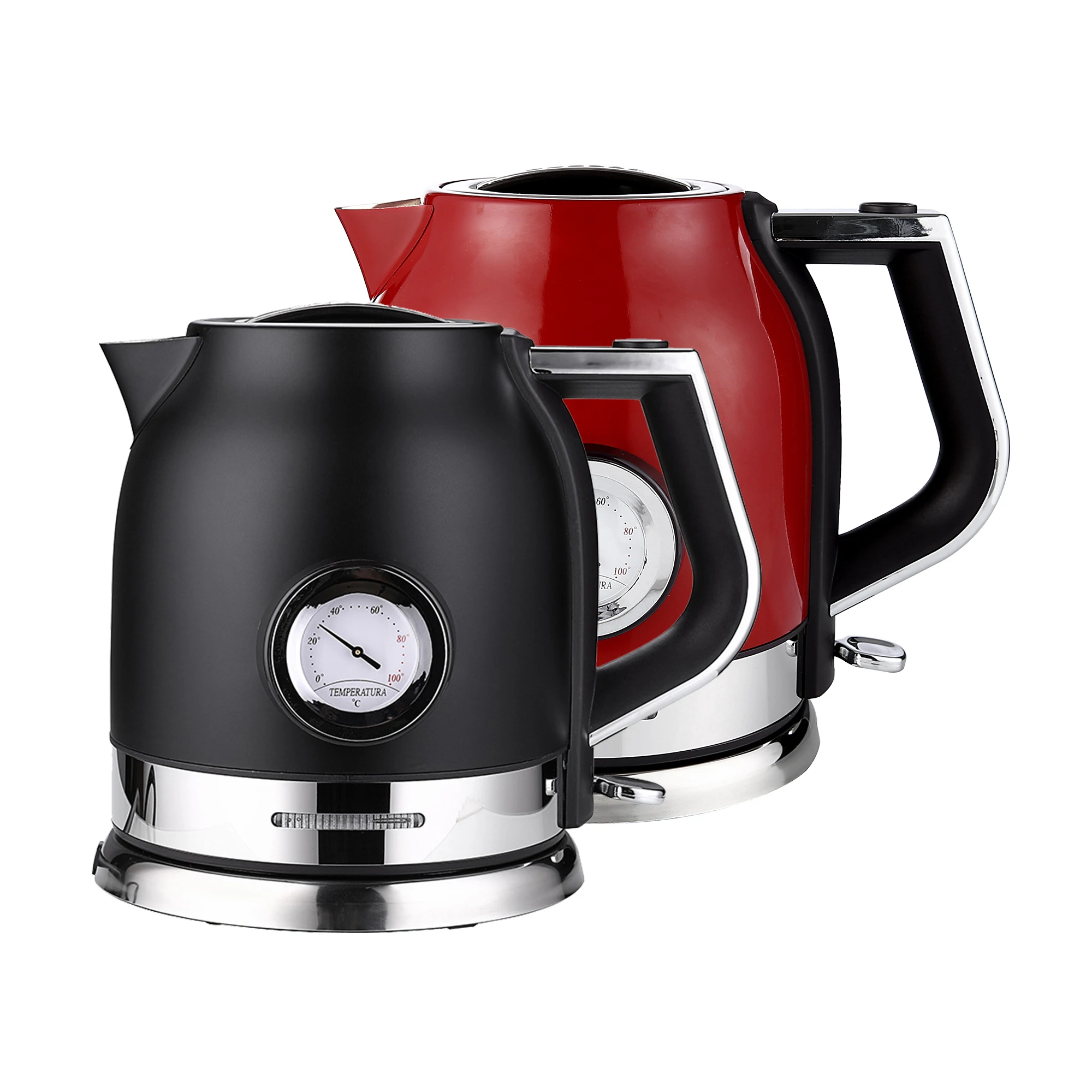 

1.8L Electric Kettle Stainless Steel Tea Coffee Thermo Pot Kitchen Smart Whistle Kettle Samovar With Temperature Display Sonifer