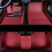 thicken leather car floor mat for geely emgrand ec7 coolray atlas mk rugs carpets accessories