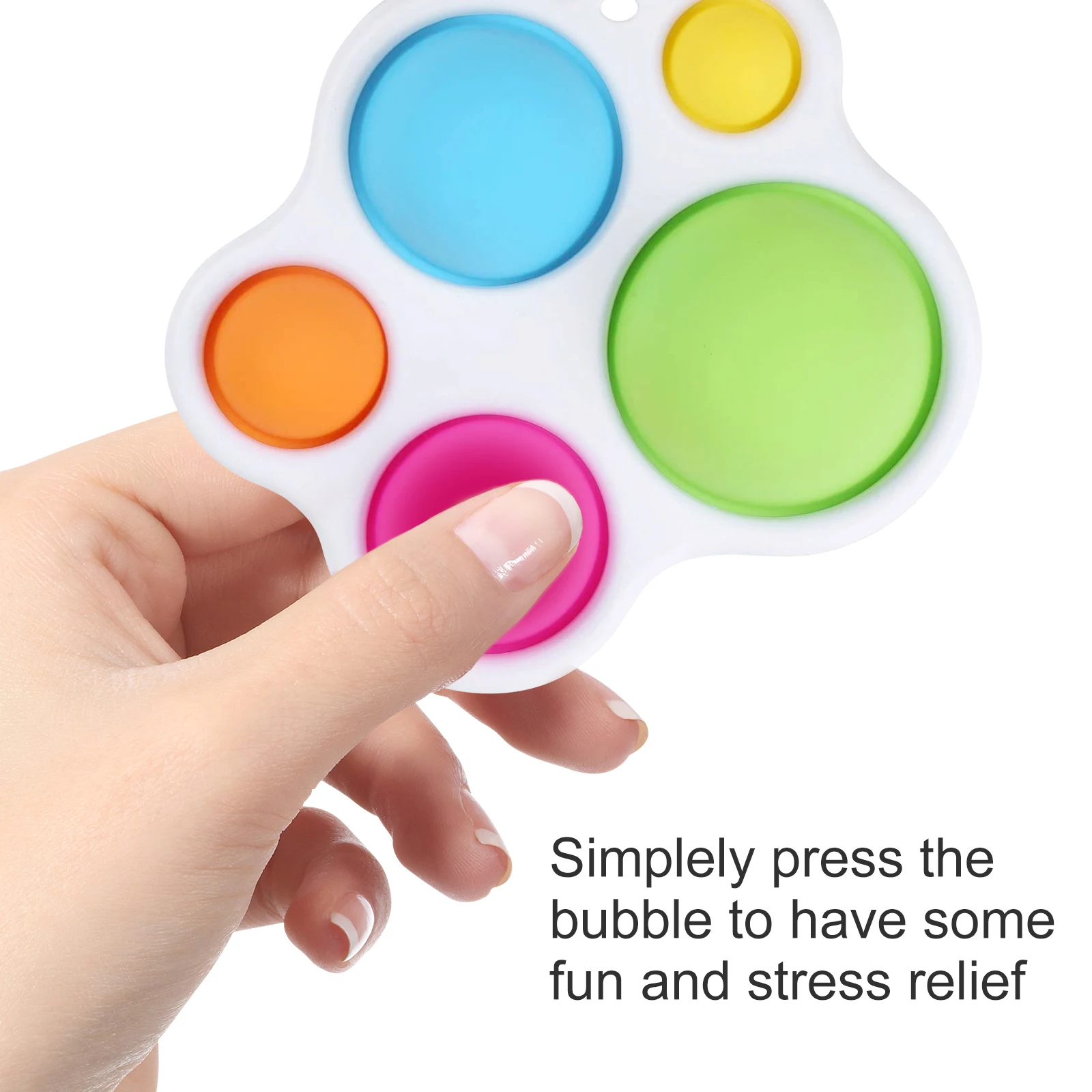 

Supet Pop Bubble Unicorn ADHD Bubble Fidget Sensory Toys 3 Pack Autism Learning Materials for Anxiety Stress Relief Toddlers