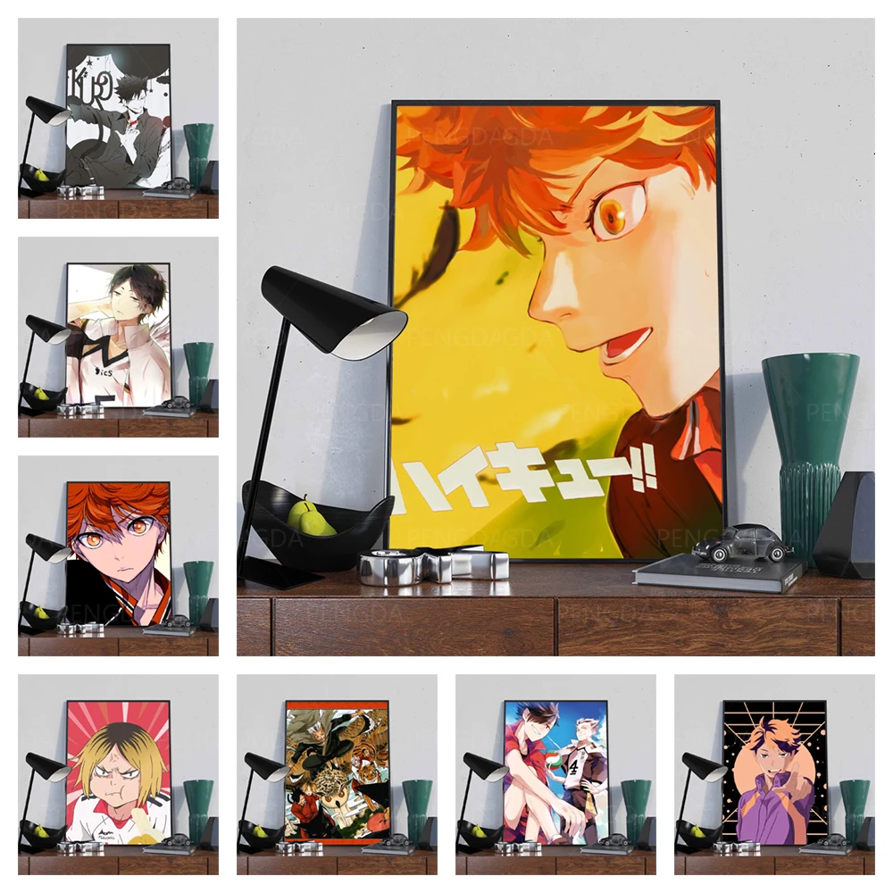 

Hd Prints Haikyuu Anime Canvas Painting Wall Art Hinata Shoyo Tobio Kageyama Poster Home Decor Bedroom Modular Pictures No Frame