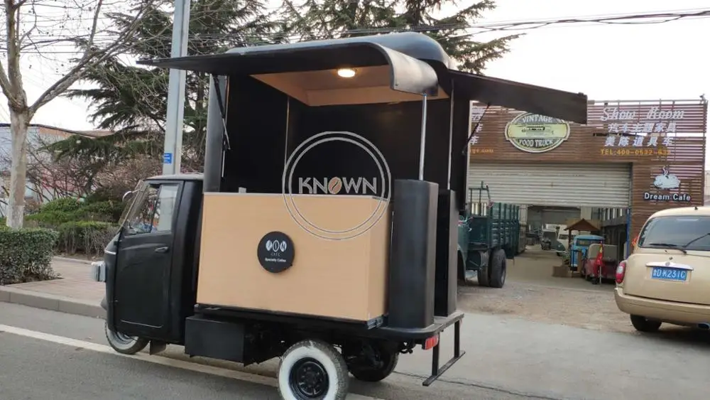 Piaggio Ape мобильный уличная тележка для еды заедк Запчасти тяжелых грузовиков