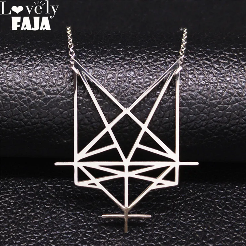 Ожерелье-цепочка с таймером демона из нержавеющей стали 2022 серебряного цвета