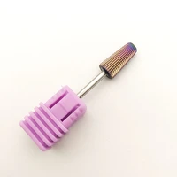 easynail rainbow carbide millings nail drill bit electric manicure nail rotate burr cuticle pusher nail file polished too